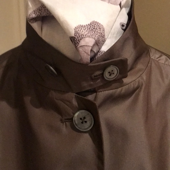 Lovely Jil Sander nylon raincoat with appliqué - Picture 6 of 9